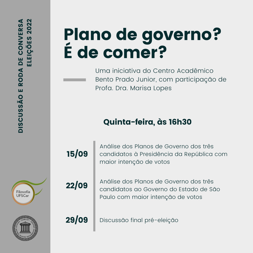 Plano de Governo? É de comer? — Português (Brasil)